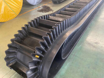 corrugated sidewall conveyor belt